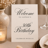 Tafelkaart – The Celebration