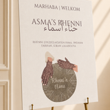 Welkomstbord Henna – Heritage Hands