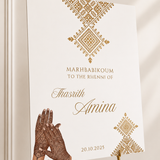 Welkomstbord Henna - Henna hands