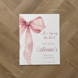 Welkomstbord  Bridalshower - Pearl Bow