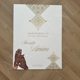 Welkomstbord Henna - Henna hands