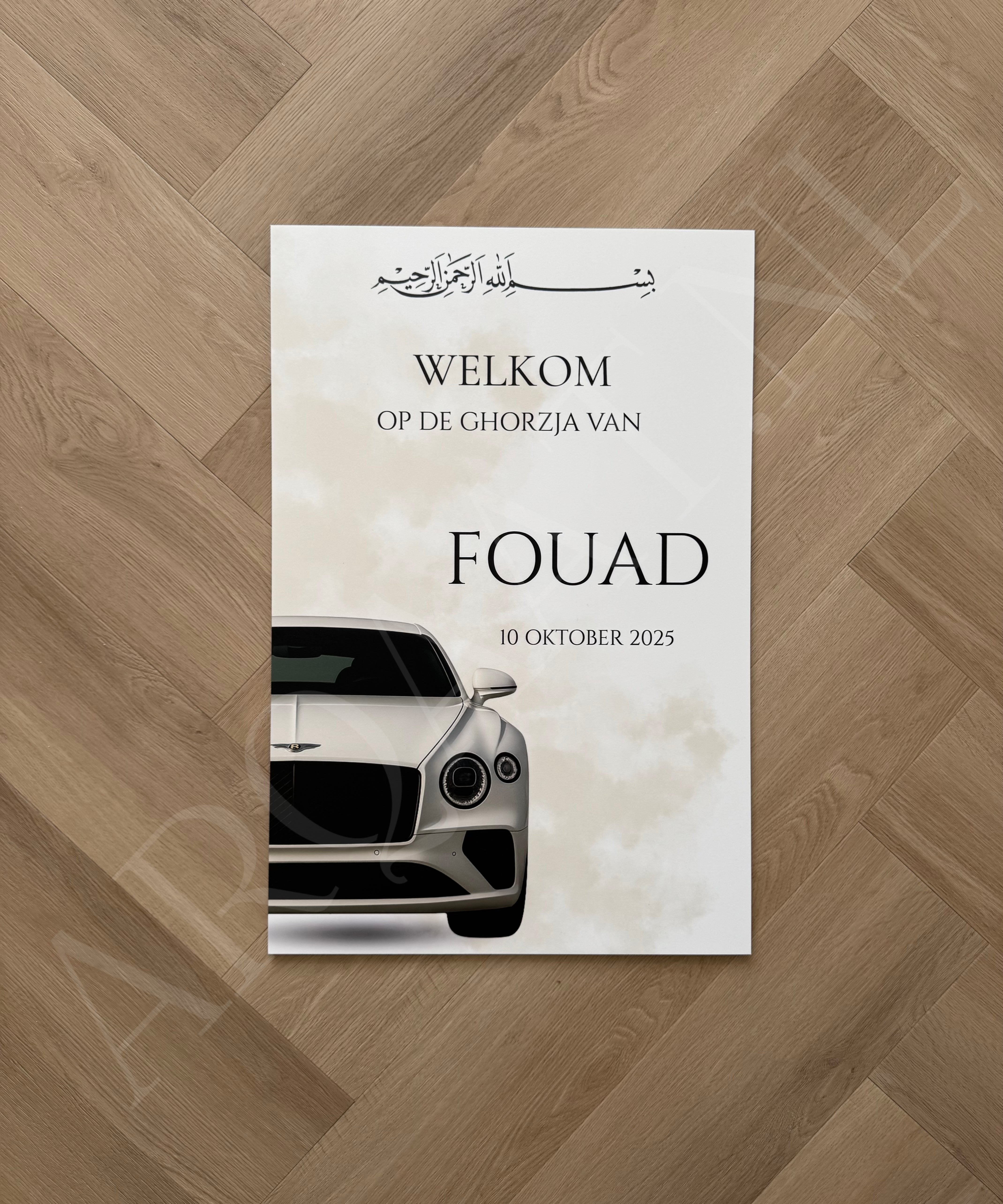 Ghorzja bord – Bentley Beige