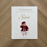 Welkomstbord Geboorte - Family Illustration